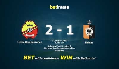 การทำนาย Lierse Kempenzonen กับ Deinze อัตราต่อรองและเคล็ดลับการเดิมพัน 10/08/2023