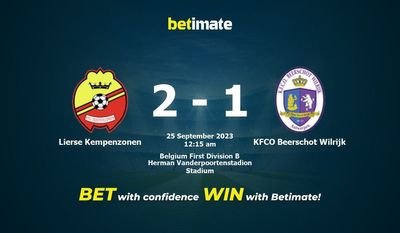การทำนาย Lierse Kempenzonen กับ KFCO Beerschot Wilrijk อัตราต่อรองและเคล็ดลับการเดิมพัน 24/09/2023