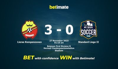 การทำนาย Lierse Kempenzonen กับ Standard Liege II อัตราต่อรองและเคล็ดลับการเดิมพัน 26/11/2023