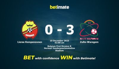 การทำนาย Lierse Kempenzonen กับ Zulte-Waregem อัตราต่อรองและเคล็ดลับการเดิมพัน 12/09/2023