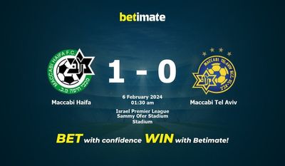 การทำนาย Maccabi Haifa vs Maccabi Tel Aviv อัตราต่อรองและเคล็ดลับการเดิมพัน 02/05/2024