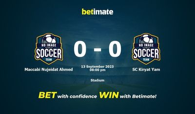 การทำนาย Maccabi Nujeidat Ahmed vs SC Kiryat Yam อัตราต่อรองและเคล็ดลับการเดิมพัน 13/9/2023