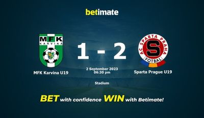 การทำนายราคา MFK Karvina U19 กับ Sparta Prague U19 อัตราต่อรองและเคล็ดลับการเดิมพัน 09/02/2023