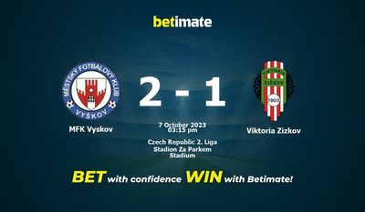 การทำนาย MFK Vyskov กับ Viktoria Zizkov อัตราต่อรองและเคล็ดลับการเดิมพัน 10/07/2023