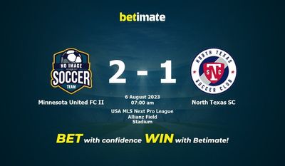 Minnesota United FC II vs North Texas SC Prediction, Odds & Betting Tips 08/06/2023