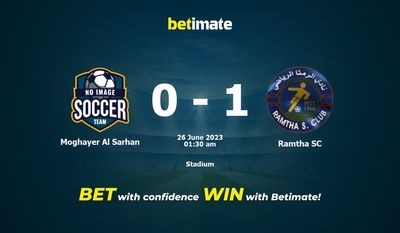 Moghayer Al Sarhan vs Ramtha SC การทำนายราคาต่อรองและเคล็ดลับการเดิมพัน 25/6/2566