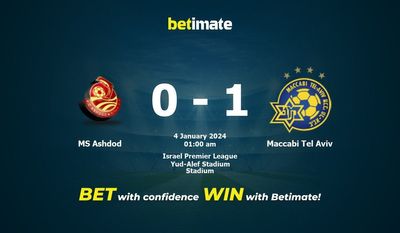 การทำนาย MS Ashdod vs Maccabi Tel Aviv อัตราต่อรองและเคล็ดลับการเดิมพัน 01/03/2024