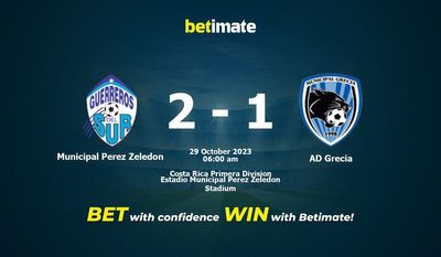 การทำนาย Perez Zeledon ของเทศบาล vs AD Grecia อัตราต่อรองและเคล็ดลับการเดิมพัน 28/10/2023