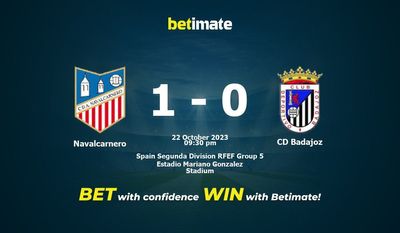 การทำนาย Navalcarnero กับ CD Badajoz อัตราต่อรองและเคล็ดลับการเดิมพัน 22/10/2023