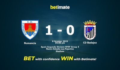 การทำนายของ Numancia vs CD Badajoz อัตราต่อรองและเคล็ดลับการเดิมพัน 10/08/2023