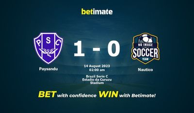 การทำนาย Paysandu vs Nautico อัตราต่อรองและเคล็ดลับการเดิมพัน 08/13/2023