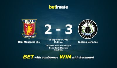 การทำนาย Real Monarchs SLC กับ Tacoma Defiance อัตราต่อรองและเคล็ดลับการเดิมพัน 16/09/2023