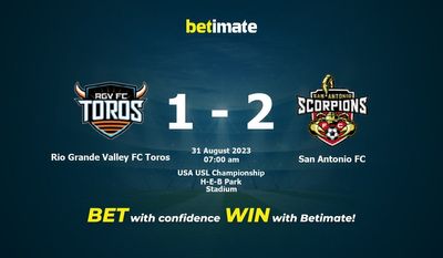 การทำนายราคาต่อรองและเคล็ดลับการเดิมพัน Rio Grande Valley FC Toros vs San Antonio FC 31/08/2023