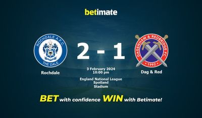 การทำนาย Rochdale vs Dag & Red อัตราต่อรองและเคล็ดลับการเดิมพัน 02/03/2024