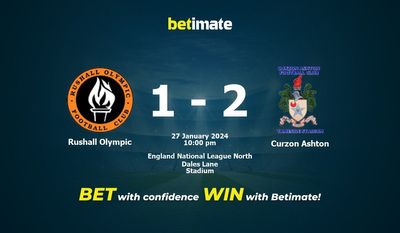 การทำนายของ Rushall Olympic กับ Curzon Ashton อัตราต่อรองและเคล็ดลับการเดิมพัน 27/01/2024