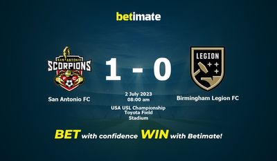 San Antonio FC vs Birmingham Legion FC การทำนายราคาต่อรองและเคล็ดลับการเดิมพัน 07/02/2023