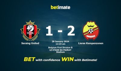 การทำนาย Seraing United vs Lierse Kempenzonen อัตราต่อรองและเคล็ดลับการเดิมพัน 27/01/2024