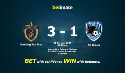 การทำนายราคาต่อรองและเคล็ดลับการเดิมพันของสปอร์ติ้งซานโฮเซกับ AD Grecia 10/18/2023