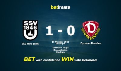 การทำนาย SSV Ulm 1846 กับ Dynamo Dresden อัตราต่อรองและเคล็ดลับการเดิมพัน 15/10/2023