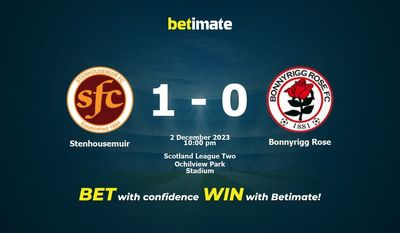 การทำนาย Stenhousemuir กับ Bonnyrigg Rose อัตราต่อรองและเคล็ดลับการเดิมพัน 12/02/2023