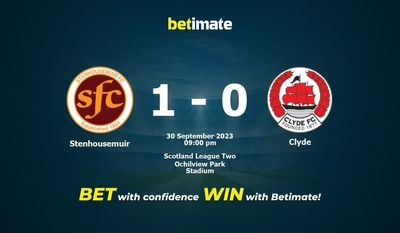 การทำนาย Stenhousemuir กับ Clyde อัตราต่อรองและเคล็ดลับการเดิมพัน 30/09/2023