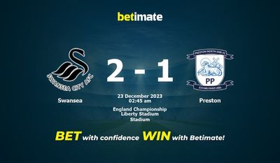 การทำนายสวอนซี vs เพรสตัน อัตราต่อรองและเคล็ดลับการเดิมพัน 22/12/2023