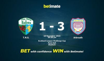 การทำนาย TNS กับ Arbroath อัตราต่อรองและเคล็ดลับการเดิมพัน 11/18/2023