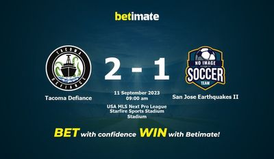 การทำนาย Tacoma Defiance กับ San Jose Earthquakes II อัตราต่อรองและเคล็ดลับการเดิมพัน 11/9/2023