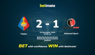 การทำนาย Telstar vs Helmond Sport อัตราต่อรองและเคล็ดลับการเดิมพัน 12/13/2024