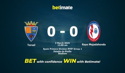 การทำนาย Teruel vs Rayo Majadahonda อัตราต่อรองและเคล็ดลับการเดิมพัน 03/02/2024