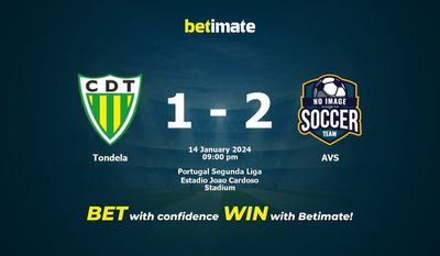 การทำนาย Tondela กับ AVS อัตราต่อรองและเคล็ดลับการเดิมพัน 14/01/2024