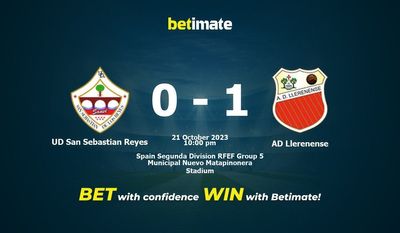การทำนาย UD San Sebastian Reyes กับ AD Llerenense อัตราต่อรองและเคล็ดลับการเดิมพัน 21/10/2023