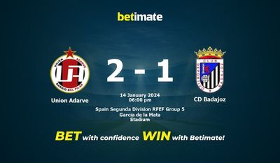 การทำนาย Union Adarve กับ CD Badajoz อัตราต่อรองและเคล็ดลับการเดิมพัน 14/01/2024