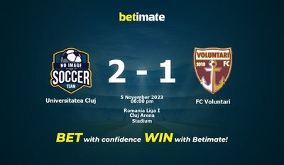 การทำนาย Universitatea Cluj กับ FC Voluntari อัตราต่อรองและเคล็ดลับการเดิมพัน 11/05/2023