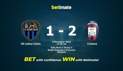 การทำนาย Latina Calcio ของสหรัฐอเมริกากับ Crotone อัตราต่อรองและเคล็ดลับการเดิมพัน 11/04/2023
