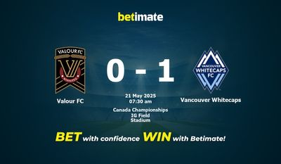 การคาดการณ์ อัตราต่อรอง และเคล็ดลับการเดิมพันระหว่าง Valour FC กับ Vancouver Whitecaps 21/05/2025