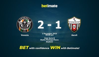 การทำนาย Venezia vs Ascoli อัตราต่อรองและเคล็ดลับการเดิมพัน 12/02/2023