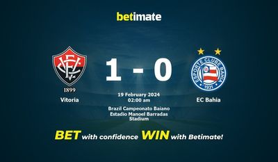 การทำนายวิโตเรีย vs EC Bahia อัตราต่อรองและเคล็ดลับการเดิมพัน 18/02/2024