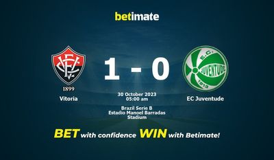 การทำนายวิโตเรีย vs EC Juventude อัตราต่อรองและเคล็ดลับการเดิมพัน 29/10/2023