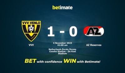 การทำนาย VVV กับ AZ Reserves อัตราต่อรองและเคล็ดลับการเดิมพัน 11/03/2023