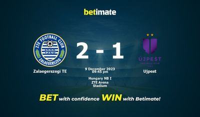 การทำนาย Zalaegerszegi TE กับ Ujpest อัตราต่อรองและเคล็ดลับการเดิมพัน 12/09/2023