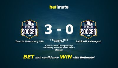 การทำนายเซนิตเซนต์ปีเตอร์สเบิร์ก U19 กับ Baltika-M Kaliningrad, อัตราต่อรองและเคล็ดลับการเดิมพัน 12/01/2023