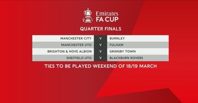 FA Cup quarter-final draw: The Citizen’s Icon back home