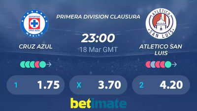 Prediksi Cruz Azul vs San Luis, Analisis & Peluang Taruhan (MLS, 23:00 18/3)