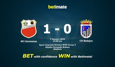 Dự đoán AD Llerenense vs CD Badajoz, tỷ lệ và tip cá cược 07/01/2024