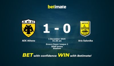 Dự đoán AEK Athens vs Aris Salonika, Tỷ lệ cược & Mẹo cá cược 30/11/2024