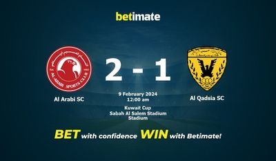 Dự đoán Al Arabi SC vs Al Qadsia SC, tỷ lệ cá cược 08/02/2024