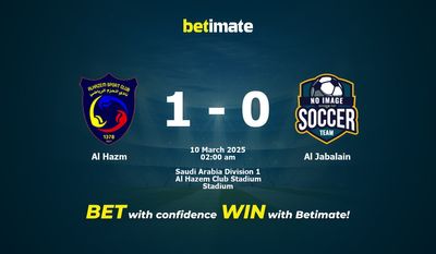 Soi kèo Al Hazm vs Al Jabalin, Tỷ lệ & Mẹo cá cược 09/03/2025