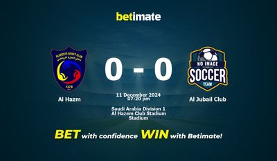 Dự đoán, Tỷ lệ cược & Mẹo cá cược Al Hazm vs Al Jubail Club 12/11/2024