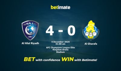 Dự đoán Al Hilal Riyadh vs Al Gharafa, Tỷ lệ & Mẹo cá cược 03/12/2024